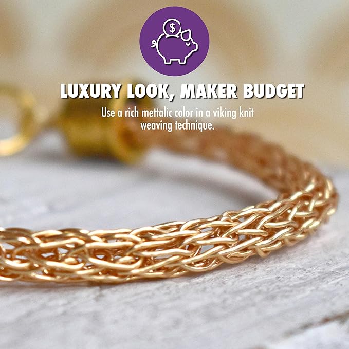 Artistic Wire, 26 Gauge Silver Plated Tarnish Resistant Colored Copper Craft Wire, Rose Gold Color, 30 yd