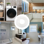 uxcell Flexible Molding Trim, 98 Inch Flexible Quarter Round Molding Silicone Peel and Stick Trim Self Adhesive Shower Water Barrier for Corner Decor Bathroom Kitchen, White