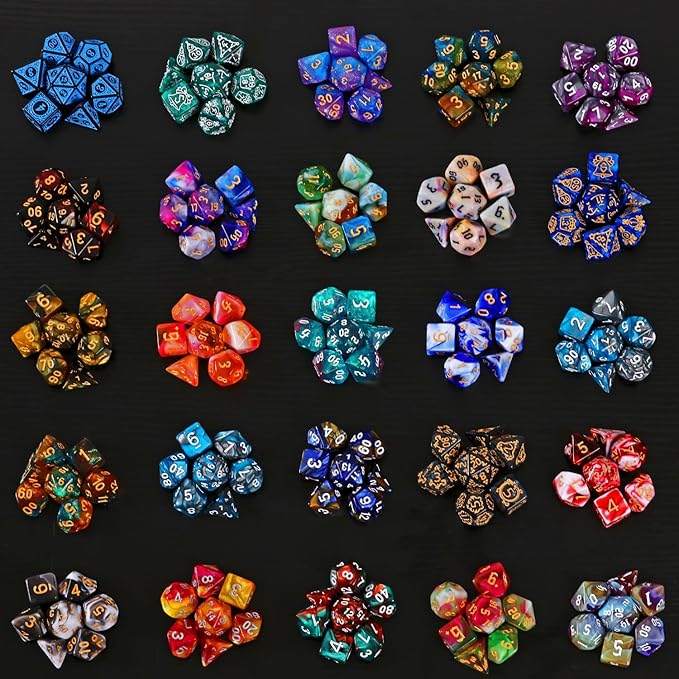 Coyeekn Mystery Dice Set - DND Dice Set - Polyhedral Dice, Dice Goblin, RPG Dice Set, Suitable for Role Playing, Table Games