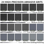 3000 Grit Sandpaper, 9 x 11 Inch Wet Dry Sand Paper Hand Abrasive Sanding Sheets for Wood Metal Automotive Sanding and Polishing, Extra Fine - 5 Sheets