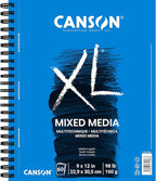 Canson XL Series Mixed Media Art Paper Pad Bundle - 9x12 inches 60 Sheets and 7x10 inches 60 Sheets
