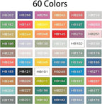 Fine&Soft Tip Acrylic Paint Markers Pen Set, For Surfaces Such as Stone, Canvas, Glass, Metal, etc,Writing, Quick Drying, Long-Lasting,Waterproof & Fade Resistant. (48 Colors)