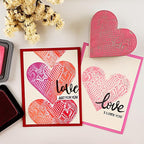 BAOFALI 8 Pcs Large Stamping Foam Grey Moldable Heart Foam Stamps Plastic Dry Foam Stamp Pad Cut and Dry Foam Stamping Foam Block for Sculpture, Modeling, DIY Arts and Handicrafts Projects