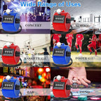 FEBSNOW Handheld Tally Counter Clicker 4 Digital Number Click Counter for School Event Golf Sports Office Stadium