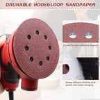110pcs 5 Inch Sanding Disc, ZEHIQ 8 Hole Hook and Loop Sandpaper Assortment 40 60 80 100 120 150 180 240 320 400 600 Grits Orbital Sanding Pads for Random Orbital Sander