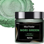 Nori Green Mica Powder(100g) Big Bottle Pigment Powder Multipurpose DIY Arts and Crafts Additive, Woodworking, Epoxy, Resin, Natural Bath Bombs, Paint, Soap,Nail Polish, Lip Gloss(Nori Green, 3.5oz)