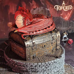 Forged Dice Co. Wyvern Dice Box with Lock and Key - Dragon Storage Chest Compatible with Dungeons and Dragons, D&D Miniatures, Dnd Accessories - Fits up to 4 Standard Polyhedral Sets - Red