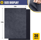 Carbon Paper for Tracing Transfer-Paper Pad, 30 Pcs Black Graphite Copy Paper for Tracing Drawing Patterns on Wood Projects Canvas Fabric Lettering Sketching Art Supplies, A4 8.3 X 11.8 Inch