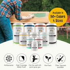Chalky Chicks All-in-One Chalk Paint for Furniture or Cabinet - 8 Fl Oz - Matte Finish Bees Knees (Yellow) for Metal, Wood Furniture Paint - No Sanding All-in-One for Home Decor & Crafts, USA Made
