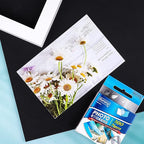 Durony 300 Pieces Photo Sticker White Double-Sided Self Adhesive Photo Tapes for Pictures DIY Photo Album Journal