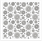 CHGCRAFT Sunflowers Polymer Clay Texture Sheets Butterfly Silicone Texture Stamp Love Heart Clay Texture Mat Modeling Pattern Pad Texture Sheets for Jewelry and Clay Earrings Tools, 5.5x5.5 inch