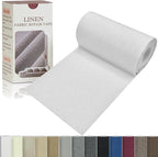 Linen Repair Tape 4x70 Inch Self-Adhesive Couch Patch Repair Fabric Patch for Furniture,Sofas,Cushion,Chairs,Bags,Linen Goods(White)