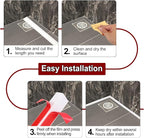 uxcell 197 Inch Flexible Quarter Round Molding Silicone Peel and Stick Trim Self Adhesive Shower Water Barrier for Corner Decor Bathroom Kitchen, Gray