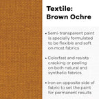 Textile Color Paint BRWN Ochre