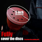 Sanding Disc 5 Inch 8 Hole, 100 Pcs Orbital Sanding Discs Hook and Loop, Sandpaper for polishing and Grinding, 320 400 600 800 1000 Grit Sand Paper for Random Orbital Sander