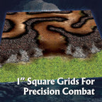 Arcknight The Winding Caverns Roleplaying Battlemaps; 16 Modular RPG Maps in 8 Double-Sided Pages, 1" Square Grid, Modular & Versatile Design for Tabletop Gaming - for Dungeons & Dragons & Pathfinder