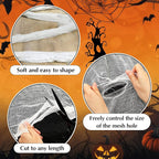Boao Halloween Cheese cloth 39.37 x 393.7 Inch White Cheesecloth Roll for Crafts Large Cotton Muslin Gauze Fabric for Halloween Outdoor & Indoor Spooky Decoration