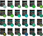 Eye Candy Pigments Premium Green Mica Powder - Emerald Green (50gr) - for Epoxy, Resin, Soap, Paint, Woodworking, Acrylic Pouring, Bath Bombs, Fishing Lures - DIY Arts and Crafts Additive
