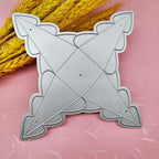 Metal Cutting Dies DIY Merry Christams Embossing Stencil Template Scrapbooking Card Making Mold Photo Album Arts Crafts Tools (Christmas Candy box-12x12cm)