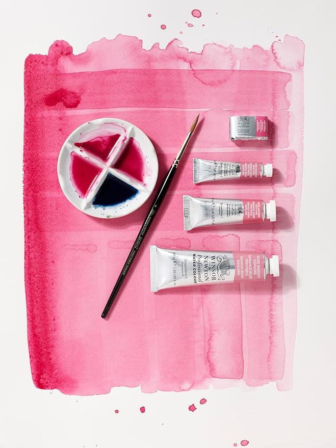 Winsor & Newton Professional Water Colour Paint, Half Pan, Cadmium-Free Red