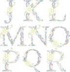 Uniquilling Quilling Kits, 8 * 10-in Letters A Paper Filigree Kits with Quilling Tools& Using Manual, Paper Quilling Kits, DIY Quilling Artwork Modern Wall Art for Living Room