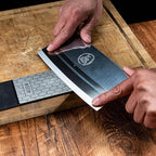Diamond Sharpening Stone, Knife Sharpener Stone Whetstone Honeycomb Surface Plate with Non-slip Base for Pocket Knives Scissors (320/400/600/1000/1500/2000/3000 Grit，with Angle Guide and Leather)
