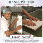 Wanderings Handmade Antique Deckle Edge Blank Cards - 4"x6" Package of 50 - Mixed Media Cards for Announcements Invitations Crafts - Thick Deckled Edge Paper 150 GSM Recycled Paper