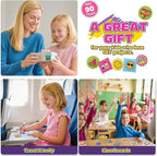 Sticker Maker for Kids - Make Your Own 90 Puffy Stickers Kit - DIY More 3D Stickers Arts and Crafts for Kids Ages 6-10 - Fun Gifts for Girls & Boys 8-12 Year Old Birthday Classroom Rewards