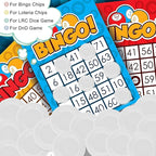 Coopay 1000 Pieces Plastic Poker Chips, Bingo Chips Bulk Learning Counters Disks Poker Card Game, Counting Markers for Math Practice, Game Tokens and Teaching Rewards, 25 mm/ 1 Inch (White)