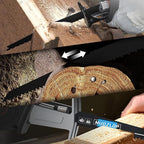 25 Pack 9 inch Reciprocating Saw Blades Set,6/12TPI High Carbon Saw Blades, Woodcutting Saw Blades with Organizer Case (25, 6/12TPI/225mm)
