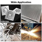 4PCS 4 x 4 x 1/2 (0.47") Inch Aluminum Plate Aluminum Metal Sheet 6061 Aluminum Metal Plate Covered with Protective Film, Finely Polished and Deburred