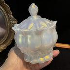 Resin Jar Mold with Lid, Silicone Jar Mold 3D Storage Jewelry Candle Holder Container Mould for Resin Casting, Concrete Craft Decor