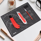 DIYSELF Cutting Mat 12in×18in, Cutting Mats for Crafts, Self Healing Cutting Mat A3, Cutting Mat for Sewing, Fabric Cutting Mat Double Side, Craft Mat for Desktop, Rotating Cutting Mats for Quilting