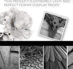 Foam Clay Air Dry Foam Modeling Clay - Cosplay Soft Clay for Slime Add Ins, Molding Clay for Sculpting with Eva Foam - 300 Gram Black Air Dry Clay