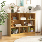 Toy Storage Organizer, 3-Tier Kids Bookshelf, 8 Cube Kids' Bookcases, Cabinets & Shelves, Wooden Toy Organizers, Small Book Shelf for Bedroom, Playroom, Classroom, Nursery (Burlywood)