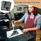 Yeaqee 2 Pcs 12 x 12 Inch Linoleum Block Rubber Carving Block Soft Linocut Blocks Large Linoleum Sheet Unmounted Lino Plates for Engraving Art Project Printmaking Artist Studio Supplies, Gray