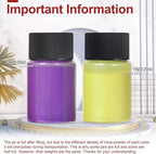 CHANGTIKEJI Mica Powder，48 Colors - 10g/Bottle of Natural Pigment Powder for Epoxy Resin，Soap Making，Candle Making,Lip Gloss,Car Freshies,Dye,Nail Polish,Bath Bombs
