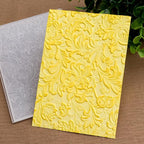 BAOFALI 3D Flowers Theme Plastic Embossing Folders Phoenix for DIY Scrapbooking Photo Album Card Paper Craft Decoration for Card Making,Embossing Template Paper Card Embossing Stencil