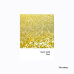 Hemway Polyurethane & Epoxy Resin Glitter 100g / 3.5oz Metallic Crystal Flake Additive for Flooring Jewelry Tumblers Glass Pigment - Fine (1/64" 0.015" 0.4mm) - Sand Gold