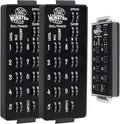 Ultimate RPG Spell Tracker for DND (2 pk)- Keep Track of All Magic Stats, Levels, Modifiers Easily w Adjustable Place-Locking Dials & Protective Cover- Compatible w Dungeons Dragons 5e Tabletop Games