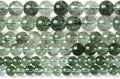 32PCS 12MM Green Crackle Phantom Ghost Crystal Beads for Jewelry Making DIY Bracelet Necklace Accessories 15" Energy Healing Power Stone Beads