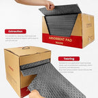 Universal Absorbent Pads | 16"x20" Water Absorbent Mat 100-Pack | Industrial Spill Control for Liquids Leak(32 Gal/Box) | Oil Absorbing Sheets