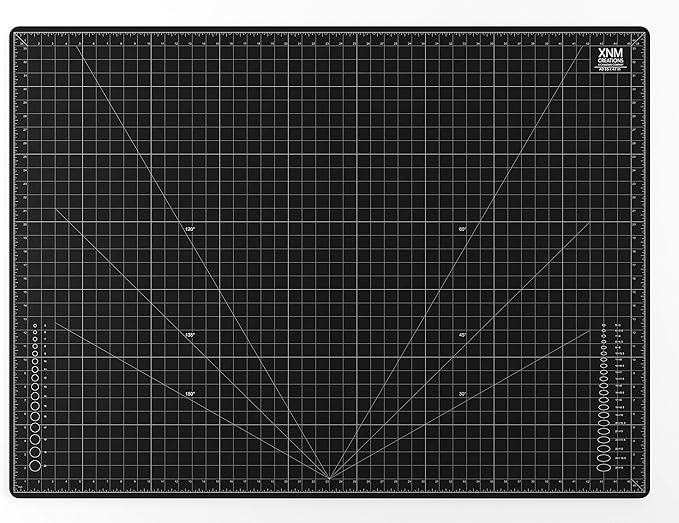 Premium Self Healing Cutting Mat - 36 Inches by 48 inches - A0-3 Layer Quality PVC Construction - Dual Sided, Imperial and Metric Grid Lines - Perfect for Cutting, Sewing, and Crafts