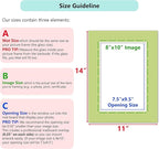 Poster Master Butterscoth Matboard – 4-Ply Acid-Free Picture Mat Board with 45° Beveled Cut, Made in USA, Custom Cut to Any Size, 1/16" Thickness for Framing & Displays