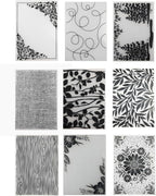 9Pcs Plastic Embossing Folders for Card Making Embossing Machine Template Mold Paper Card Embossing Stencil Flower Leaf Embossing Folder for Scrapbook Photo Album DIY Craft Decoration,4.1 x 5.8inch