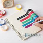 Mr. Pen Washi Tape Set, 10 Pack - Decorative Washi Tapes for Journaling & Crafting