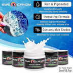 Eye Candy White Resin Pigment Paste Satori White (3 oz) | Create Cells and Lacing | Epoxy, Resin Art Paste | Opaque Tint | Highly Pigmented