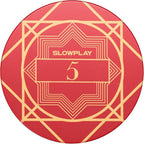 SLOWPLAY Nash Ceramic Poker Chips in Bulk, Casino Grade Ceramic 10-Gram Poker Chip for Texas Hold'em, 39mm Professional Chips Pack of 50 with Denomination of 5