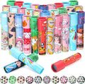 Yunsailing 30 Pcs Classic Kaleidoscopes Party Favors Vintage Mini Kaleidoscope Party Favor Educational Toy for Kids Valentine's Return Gifts School Classroom Prizes Goodie Bag Fillers(Cute)