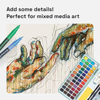 ARTISTRO 12 Acrylic Paint Pens, Fabric Markers for Textile, Rock, Glass, Wood, Paper, Ceramic, Canvas DIY Art Supplies Kit, Drawing Markers for Kids and Adults (Extra Fine Tip)